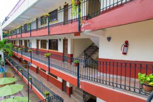 Uma varanda ou terraço em Hotel Hacienda María Eugenia Acapulco