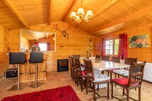 Kuchyň nebo kuchyňský kout v ubytování Landhaus-Altebrücke