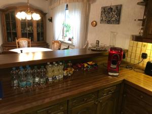Příslušenství pro přípravu čaje a kávy v ubytování Gemütliches Gästehaus!