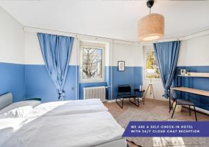 Becozy Self Check-in Pop-Up Hotel Baselにあるベッド