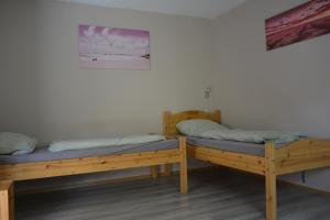 Postel nebo postele na pokoji v ubytování Ferienwohnung Christina