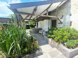 Zahrada ubytování Le gîte d’Hayen