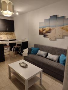 Χώρος καθιστικού στο Apartamento Lanzarote Volcano