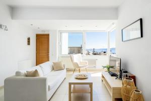 Posezení v ubytování Mira Sitia Luxury Apartment