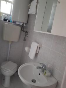 Koupelna v ubytování Apartman MAJA