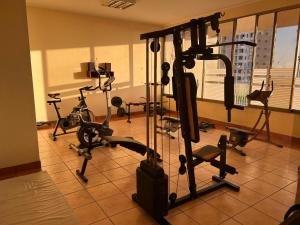 Fitnes oz. oprema za telovadbo v nastanitvi Cómodo departamento sector sur Iquique