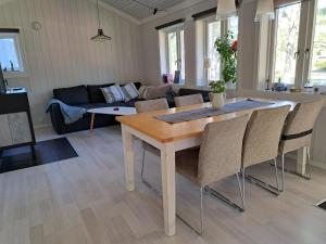 Posezení v ubytování Cottage Langan