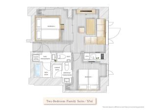 東京にあるMIMARU SUITES Tokyo Nihombashiの間取り +37枚の写真