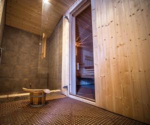 Koupelna v ubytování Penzion Samoty