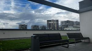 Balkón nebo terasa v ubytování Residence Garden Tower - 8 min do centra, garaz