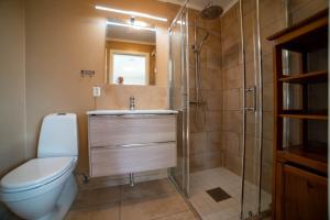 Kylpyhuone majoituspaikassa Sanns villa