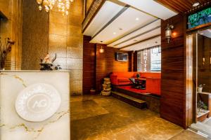 Amritsar Grand By Levelup Hotels 100 meters from golden temple的休息区