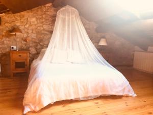 Posteľ alebo postele v izbe v ubytovaní HdeC Hosteria de Castañeda Alojamiento Turistico