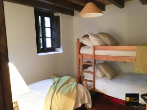 Posteľ alebo postele v izbe v ubytovaní HdeC Hosteria de Castañeda Alojamiento Turistico