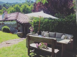 Vonkajšia záhrada v ubytovaní HdeC Hosteria de Castañeda Alojamiento Turistico