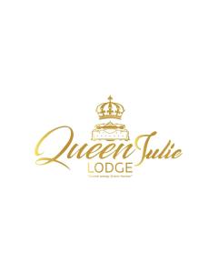 a luxury logo for a queen style lodge at Queen Julie Lodge in Cape Town