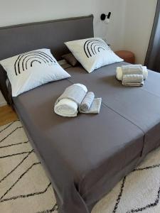 Posteľ alebo postele v izbe v ubytovaní Home in Split