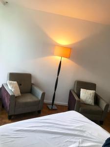 Posedenie v ubytovaní Business & Beach Appart moderne proche mer- 4 personnes, WIFI