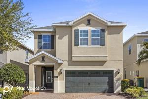 a large house with a garage at 331-Luxury Villa wPOOL & SPA By Disney in Orlando