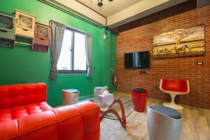 TV a/nebo společenská místnost v ubytování Yi Suo Yen Yu Homestay