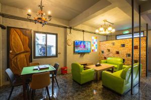 TV a/nebo společenská místnost v ubytování Yi Suo Yen Yu Homestay