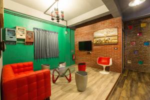 TV a/nebo společenská místnost v ubytování Yi Suo Yen Yu Homestay