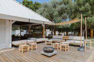 Posezení v ubytování ecoSuites