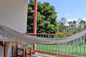 Balkón nebo terasa v ubytování Hotel Campestre La Tata