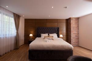 Postel nebo postele na pokoji v ubytování Hotel Castello
