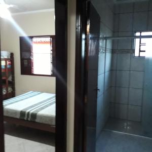 Koupelna v ubytování Chácara das Primaveras