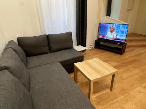 Μια τηλεόραση ή/και κέντρο ψυχαγωγίας στο Studio Neuf Climatisé avec Terrasse #4 +24 φωτογραφίες