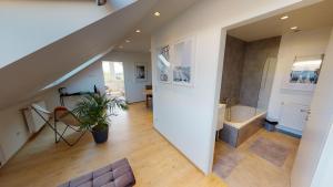 Posezení v ubytování Lieblingsplatz Neusiedl Appartement - Erhol dich gut