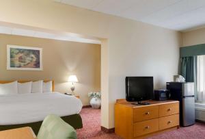 TV a/nebo společenská místnost v ubytování All Seasons Inn & Suites