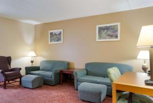 Posezení v ubytování All Seasons Inn & Suites