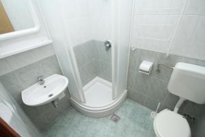 Koupelna v ubytování Apartment Metajna 6337a