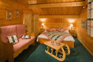 Posezení v ubytování Le Chalet d'en Hô