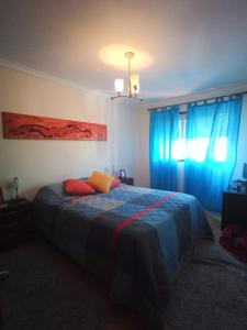 Postel nebo postele na pokoji v ubytování Apartamento T3 Furadouro