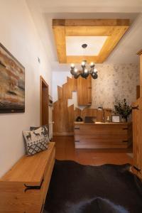 Kuchyň nebo kuchyňský kout v ubytování Hotel Lipa