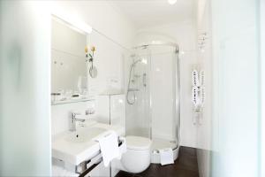 Koupelna v ubytování Romantik Hotel Gebhards