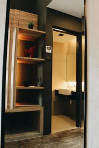 Koupelna v ubytování U Hotel Penang