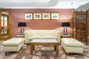 Posezení v ubytování Hotel Leuka