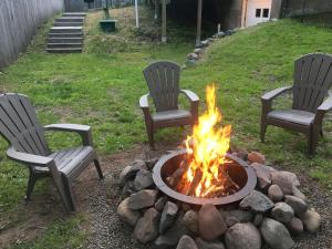 Κήπος έξω από το The Trailhouse