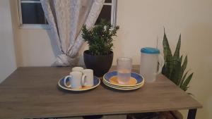 Zestaw do parzenia kawy i herbaty w obiekcie bLu skAii Apt 5minutes2 Rodney Bay by car