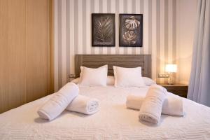 Postel nebo postele na pokoji v ubytování Villa Valeria + 22 fotografií