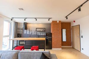 Kuchyňa alebo kuchynka v ubytovaní Rent40 Apartamenty Aura 2 Gdańsk Old Town