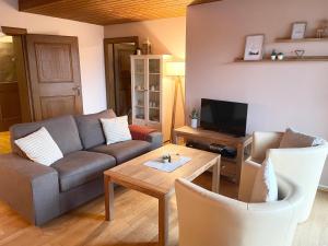 Ein Sitzbereich in der Unterkunft Landhaus Bergner Alm