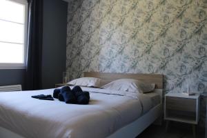 Posteľ alebo postele v izbe v ubytovaní Gîte Lou, Gîte famille et bien être avec jacuzzi
