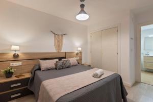 Posteľ alebo postele v izbe v ubytovaní Luxury Apartment City Centre