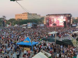 a large crowd of people at a concert at Near Valletta City - Open Views - Ta Tessie Suite in Floriana - Malta in Il-Furjana