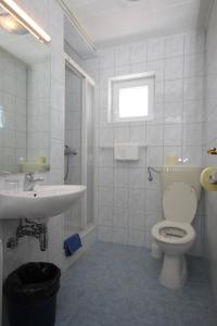 Koupelna v ubytování Rooms with a swimming pool Peroj, Fazana - 2235
